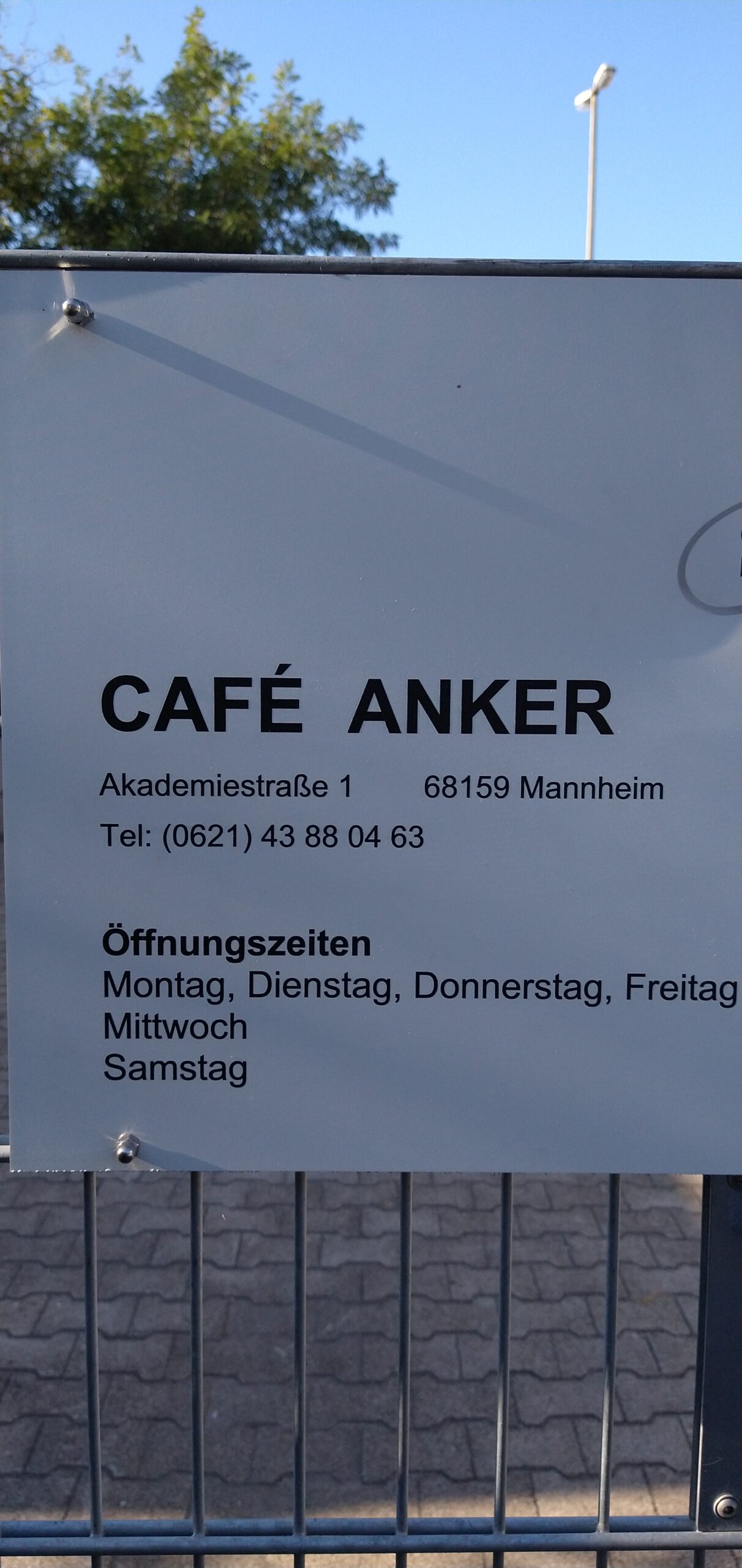 Read more about the article Café Anker wird fortgeführt
