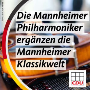 Die Mannheimer Philharmoniker ergänzen die Mannheimer Klassikwelt