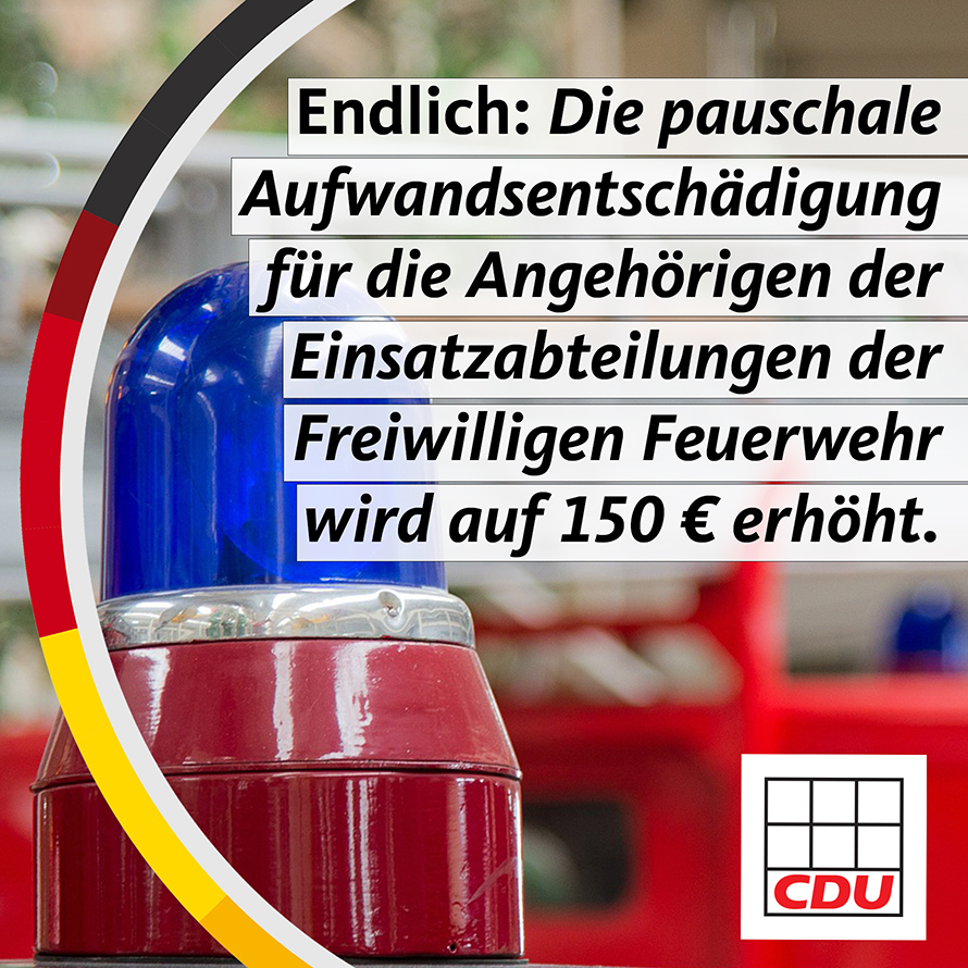 Read more about the article Höhere Aufwandsentschädigung für Freiwillige Feuerwehr