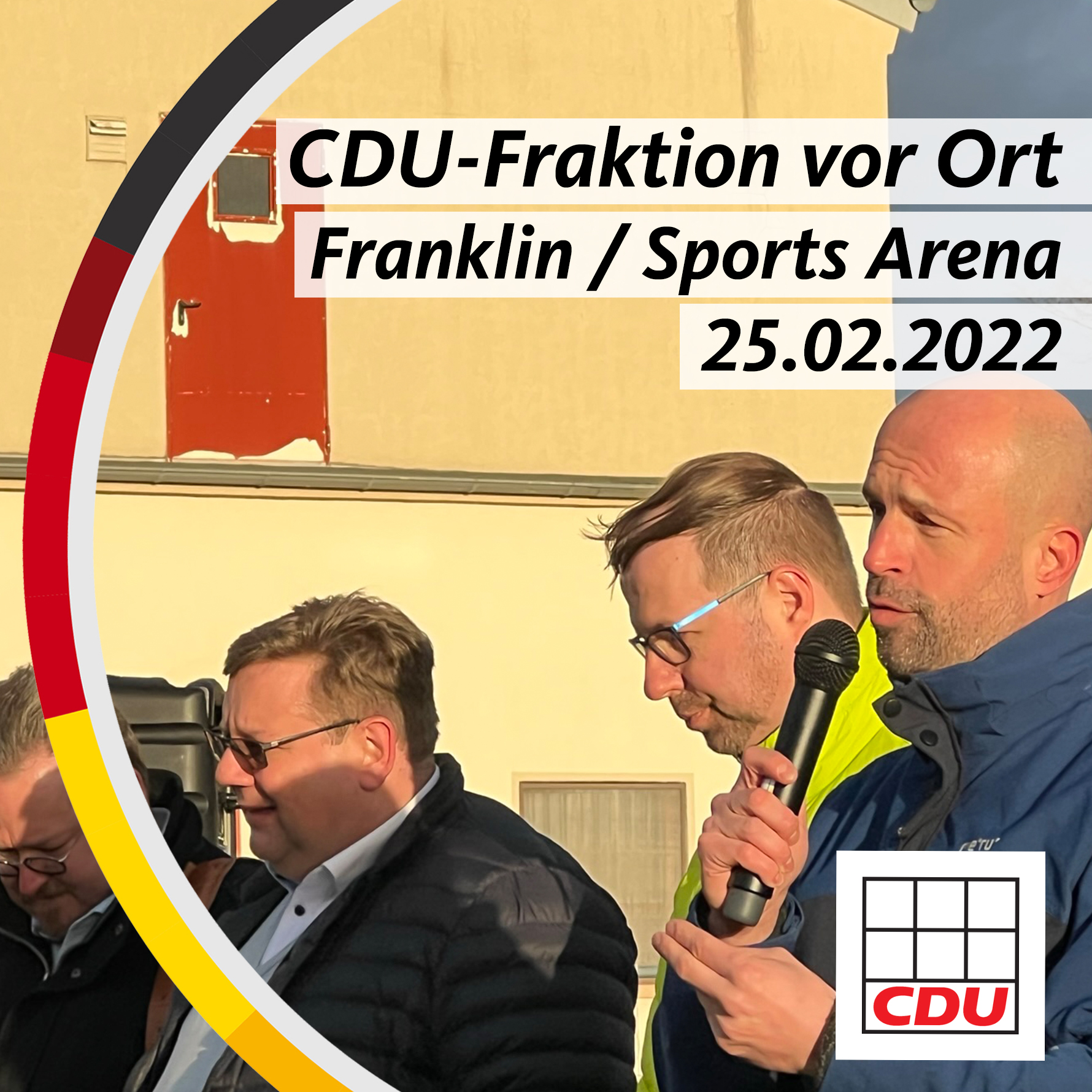 Read more about the article CDU-Fraktion vor Ort auf FRANKLIN