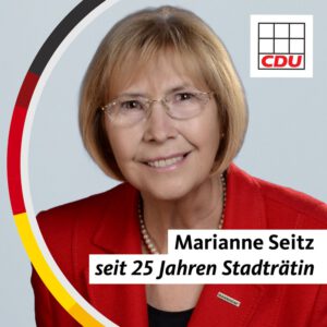 Marianne Seitz seit 25 Jahren Stadträtin