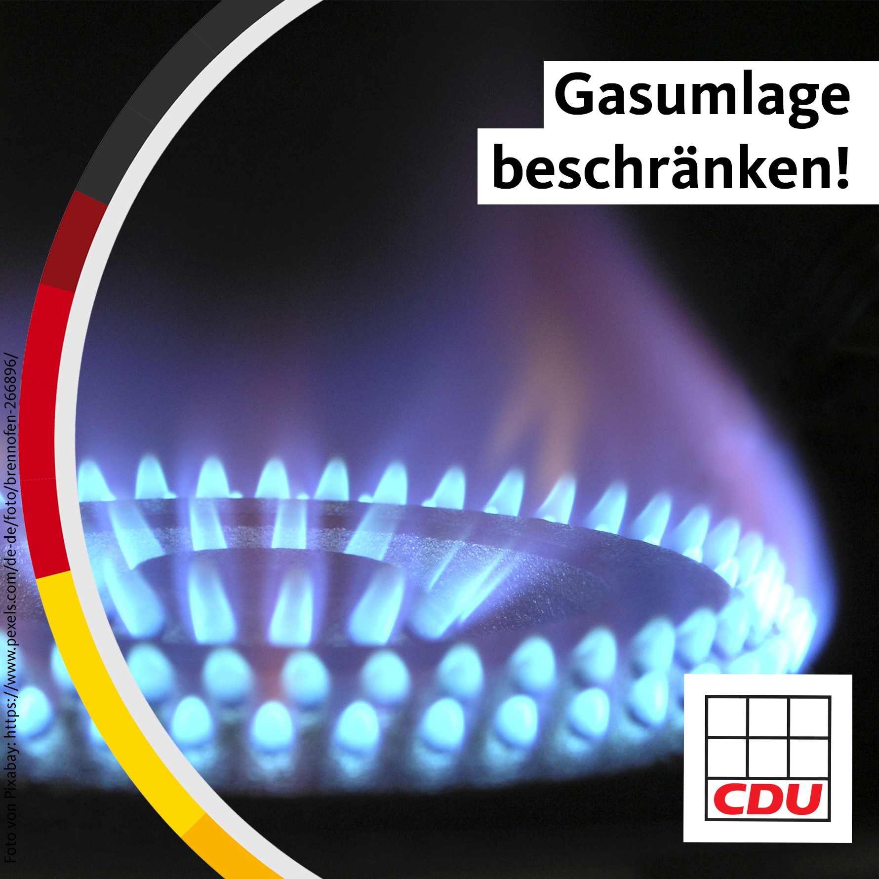 Read more about the article CDU fordert Weitergabe der Gasumlage an MVV-Erdgaskunden zu beschränken