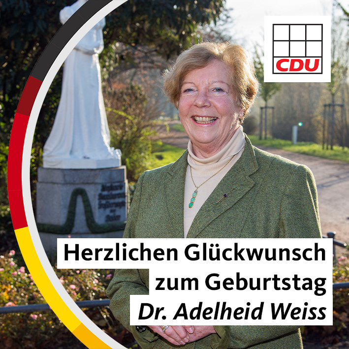 Read more about the article Herzlichen Glückwunsch an Dr. Adelheid Weiss!