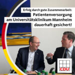Patientenversorgung am Universitätsklinikum Mannheim dauerhaft gesichert