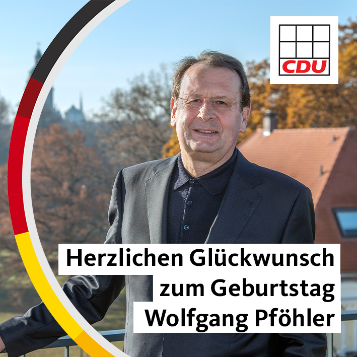 Read more about the article Herzlichen Glückwunsch an Wolfang Pföhler