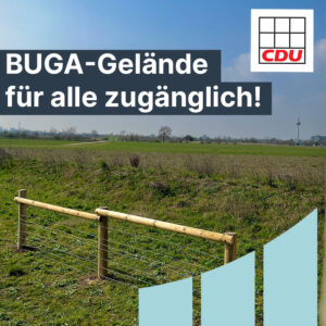 Gutes Zeichen: Genau ein Jahr nach der Eröffnungsveranstaltung wird das ehemalige BUGA-Gelände für alle zugänglich sein
