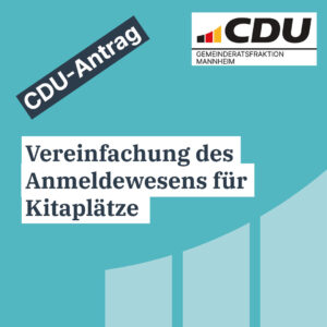 Vereinfachung des Anmeldewesens für Kitaplätze