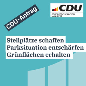 Stellplätze schaffen – Parksituation entschärfen – Grünflächen erhalten